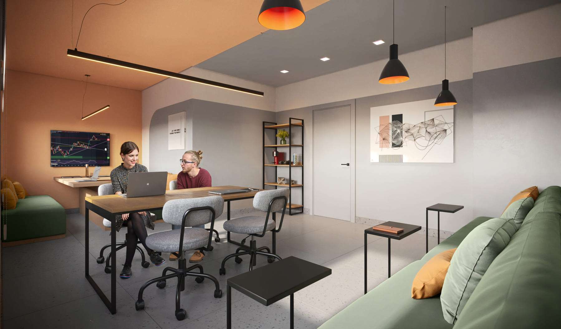 Coworking do Bem Viver Paulista (perspectiva ilustrativa)